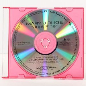 Mary J Blige - Just Fine, Promo CD Maxi Single 2007 Geffen Records